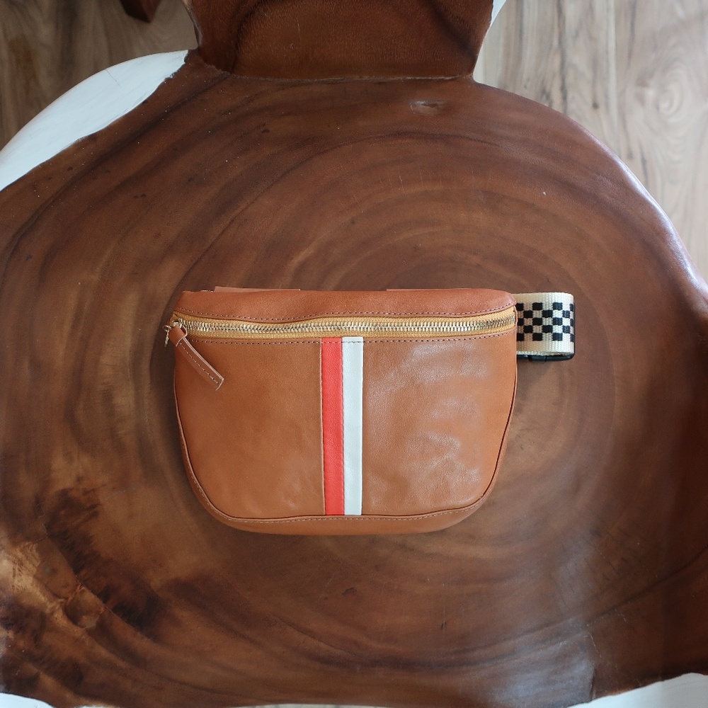 Clare V. x MOTHER Le Fanny Pack in Breton Stripe